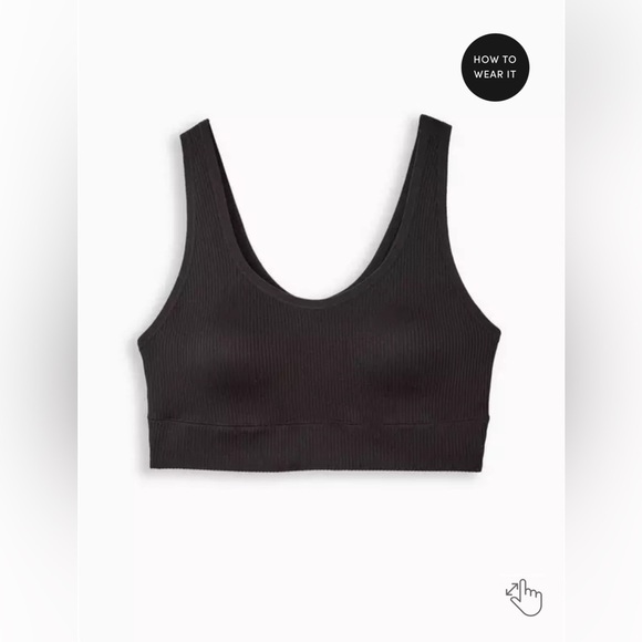 Torrid Seamless Ribbed Bralette - Picture 9 of 14